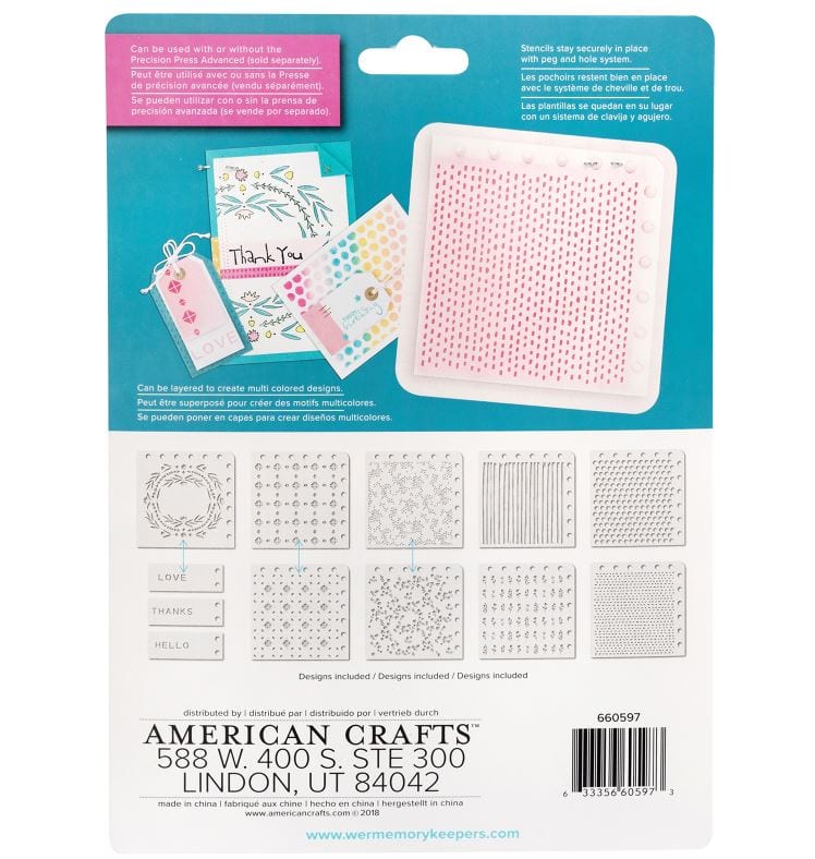 We R Memory Keepers Precision Stencils