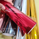 Bee Happy Premium Chrome Metallic Mirror Vinyl 12" x 12" or  12" x 36" (w/ Protective Film)