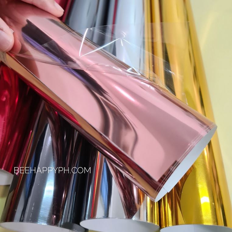 Bee Happy Premium Chrome Metallic Mirror Vinyl 12
