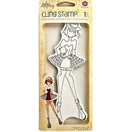 Prima Marketing Priscilla Julie Nutting Cling Rubber Stamps 3" x 7.75"