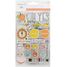 Project 52 Rad Chipboard Stickers Project Life