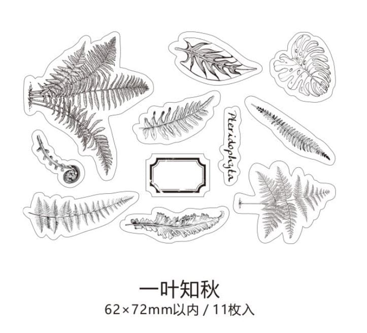 Drehop Natural Selection Cling Stamp Set