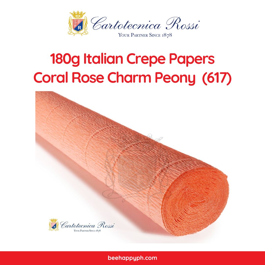 Cartotecnica Rossi Crepe Papers 180g (Orange & Yellow Shades) Full Roll Italian Crepe Papers