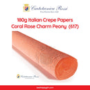 Cartotecnica Rossi Crepe Papers 180g (Orange & Yellow Shades) Full Roll Italian Crepe Papers