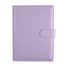 A6 Macaron Candy Color PU Leather Ring Binder Cover