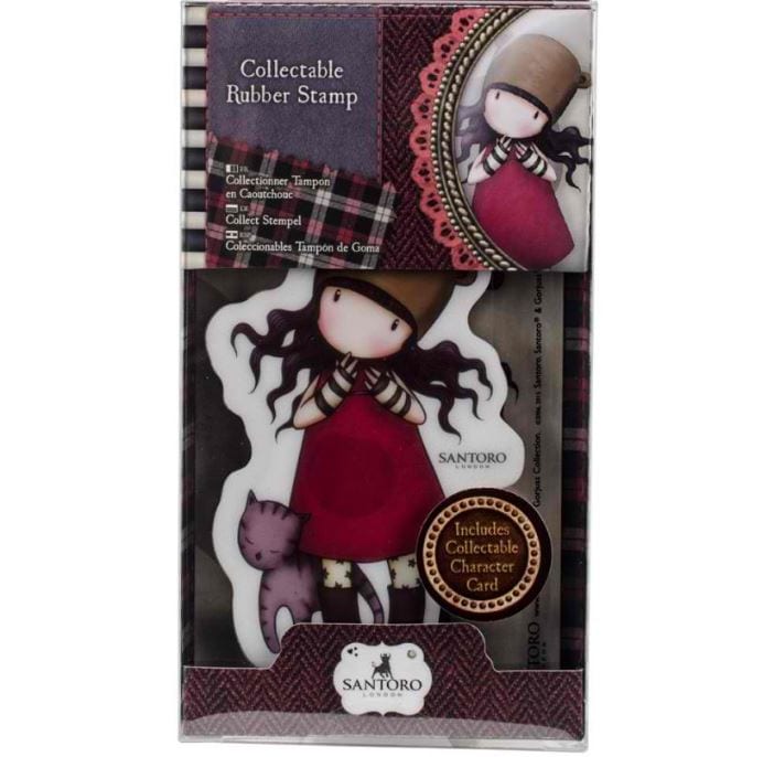 Santoro #10 Purrrrrfect Love Rubber Stamps