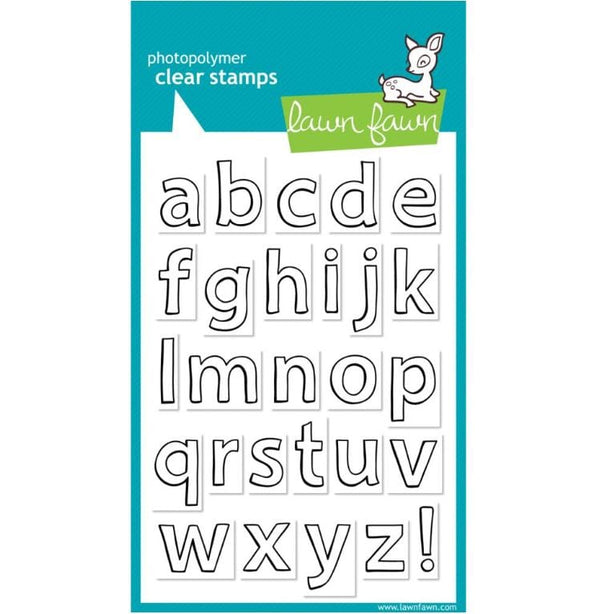 Lawn Fawn Quinn's ABCs Clear Stamps 4"x 6"