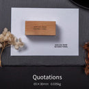 Infeel.Me Vintage Typewriter Quotes and More Wood Mounted Rubber Stamps