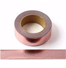 Solid Color Foil Washi Tape 15mm x 10m