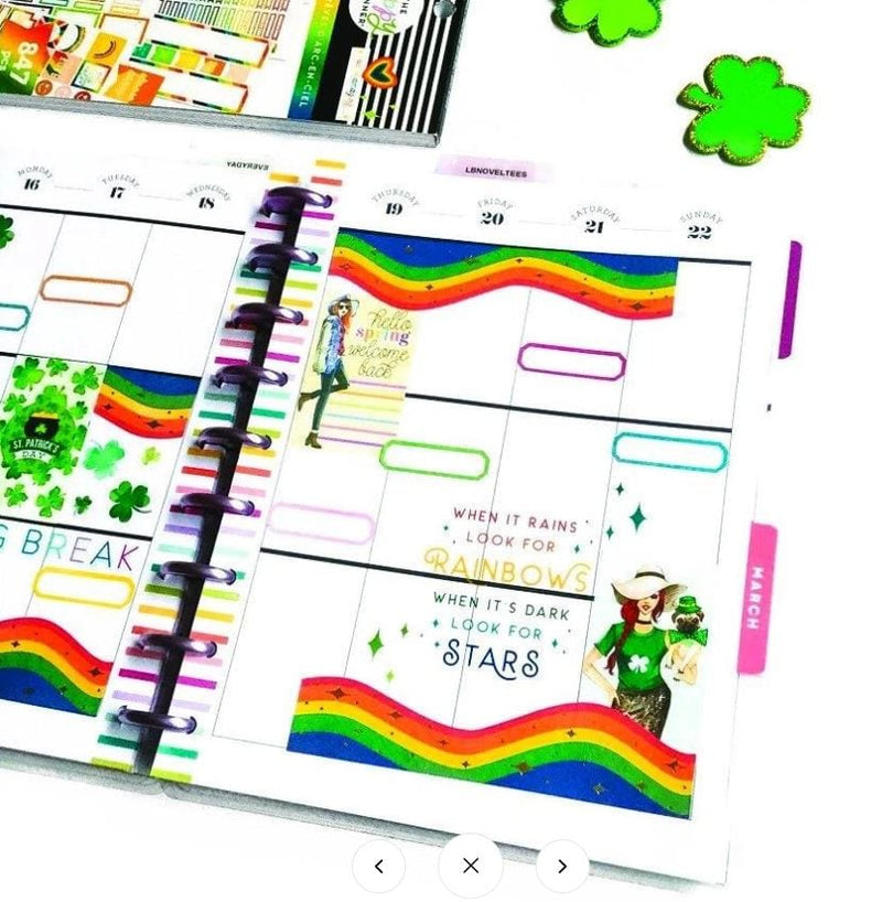 Me and My Big Ideas Rainbow Dreams Value Pack Stickers Create 365 Happy Planner Stickers 847 Stickers