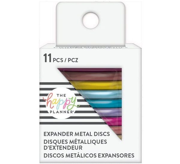Me and My Big Ideas Happy Planner Rainbow Big Expander Metal Discs 1.75"