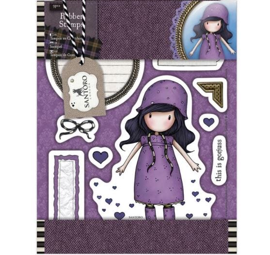 Gorjuss Rainy Daze Tweed Stamps