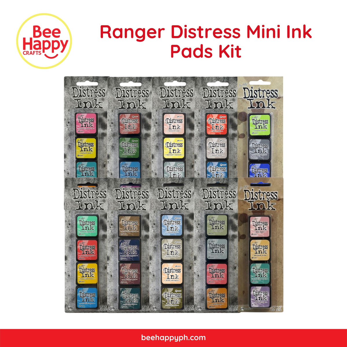 Ranger Distress Mini Ink Pad Kit