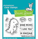 Lawn Fawn Rawr Clear Stamps 2"x 3"