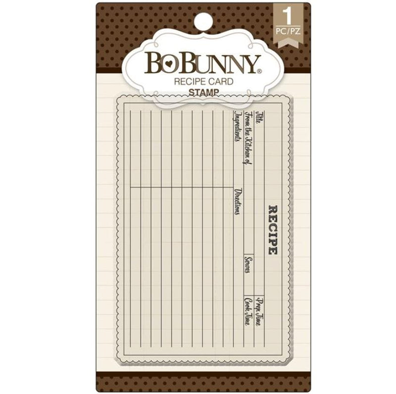 BoBunny Recipe Card Stamps
