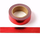 Solid Color Foil Washi Tape 15mm x 10m