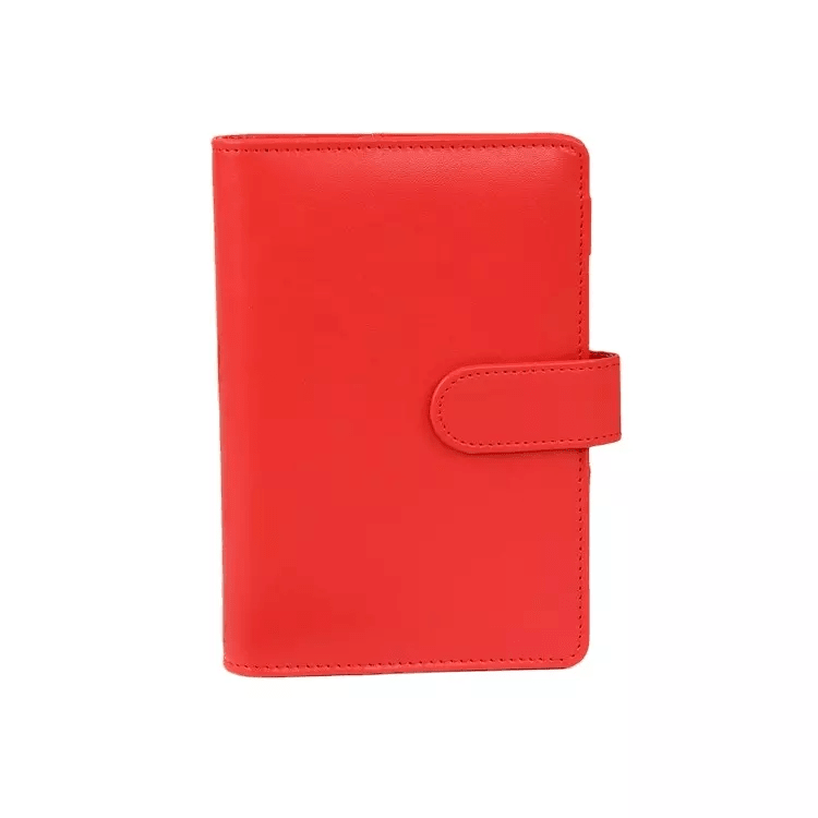 A6 Bright Colors PU Leather Ring Binder Cover