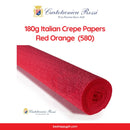 Cartotecnica Rossi Crepe Papers 180g (Red & Blue Shades) Full Roll Premium Italian Crepe Papers