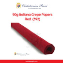 Cartotecnica Rossi Crepe Papers 90g (Pink, Purple & Red Shades) Full Roll Premium Italian Crepe Papers