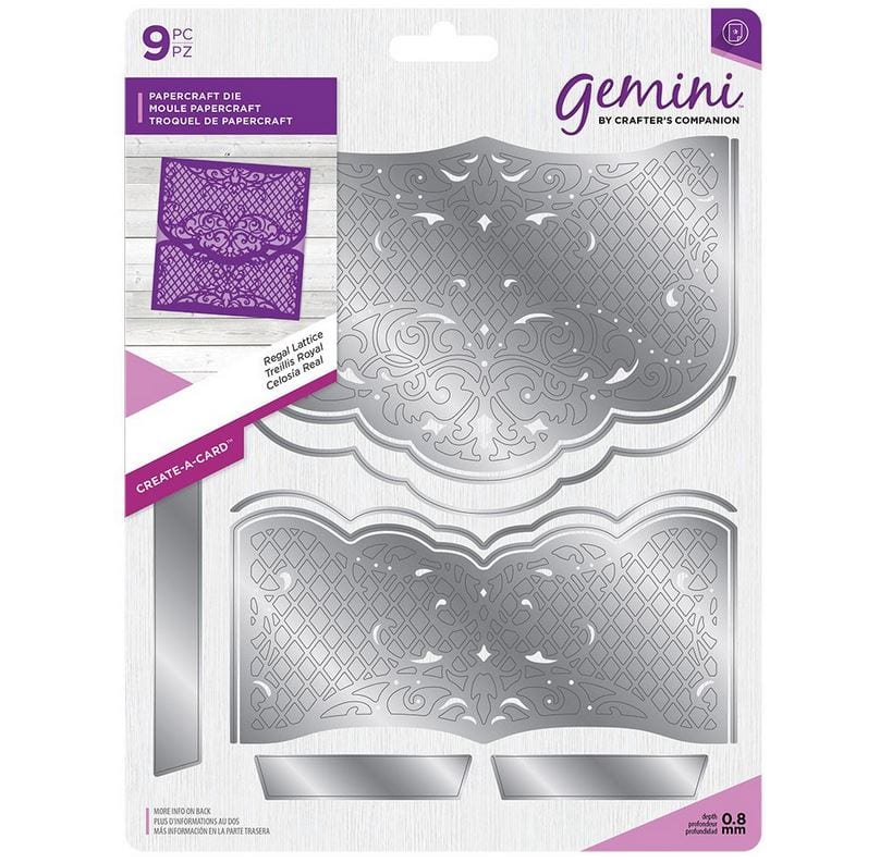 Crafter's Companion Regal Lattice - Gemini Create a Card Dies
