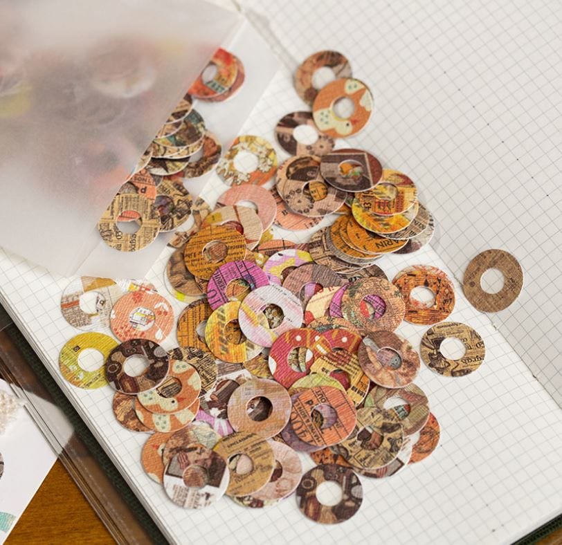 Yuxian Reinforce Hole Sticker Pack (200pcs)