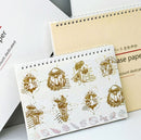 Release Paper Notebook / Blank Sticker Book w/ Applicator 30 sheets (60 pages)