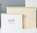 Release Paper Notebook / Blank Sticker Book w/ Applicator 30 sheets (60 pages)