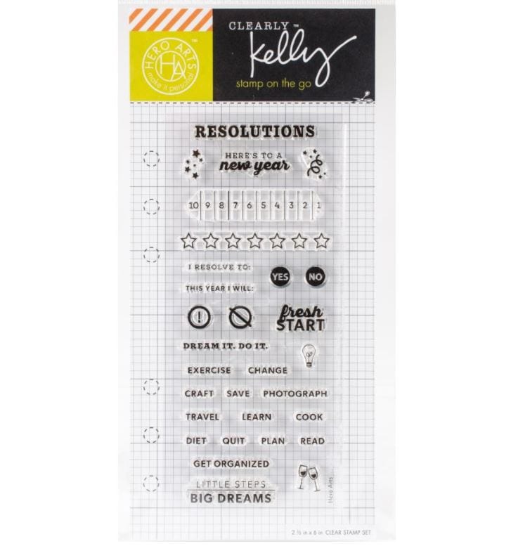 Kelly Purkey Resolution Planner Clear Stamps 2.5