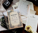 Old Book Pages and Documents Vintage Ephemera Pad Mr Paper 120 Sheets