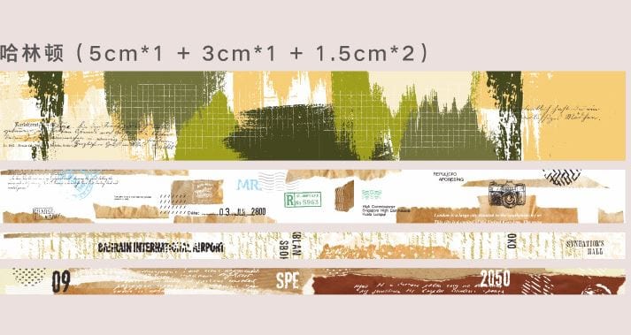 Candy Poetry Retro Story Collage Collection Masking Tape Sets