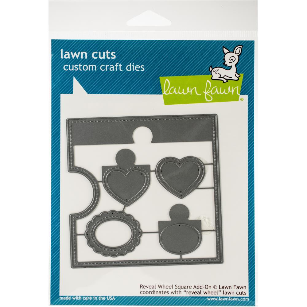 Lawn Fawn Reveal Wheel Square Add-On Custom Craft Dies