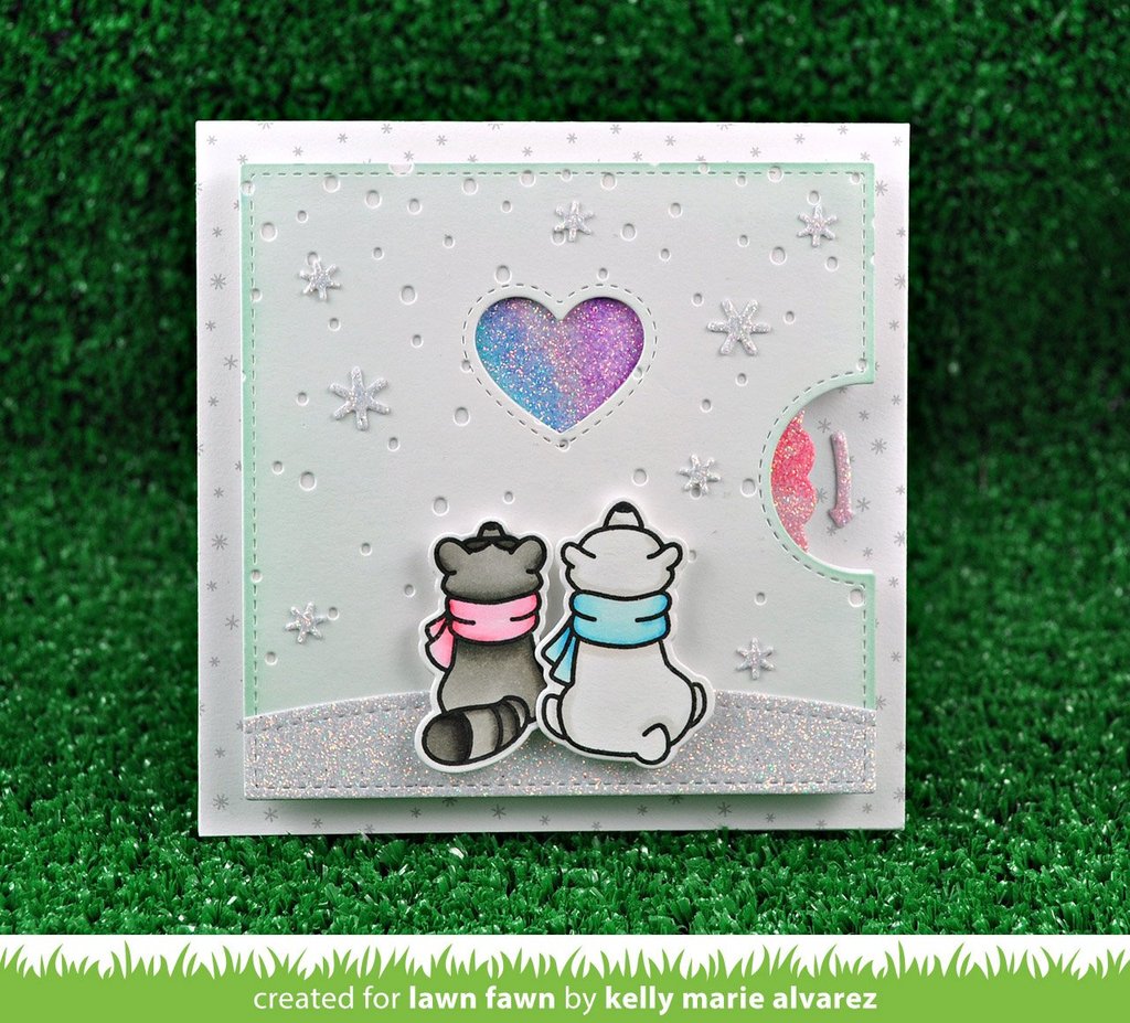 Lawn Fawn Reveal Wheel Square Add-On Custom Craft Dies