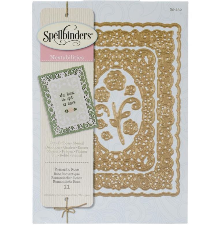 Spellbinders Romantic Rose Nestabilities Decorative Elements Dies