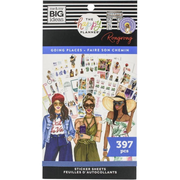 Me and My Big Ideas Rongrong Going Places Value Pack Stickers Happy Planner Stickers 397 Stickers