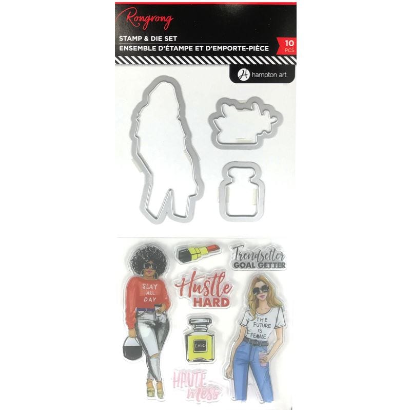 Hampton Art Trendsetter Rong Rong Stamp & Die Set