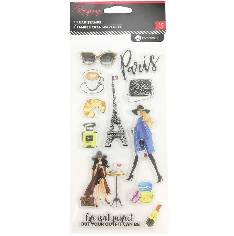 Hampton Art Paris Rongrong Clear Stamps
