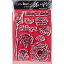 Hunkydory Rose Bouquet Clear Stamps