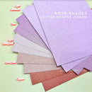 250gsm Glitter Board/Cardstocks Assorted Colors 10 sheets