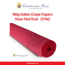 Cartotecnica Rossi Crepe Papers 180g (Red & Blue Shades) Full Roll Premium Italian Crepe Papers