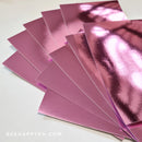 250gsm Foil Cardstocks / Mirror Cardstock A4 Size, 10 Sheets