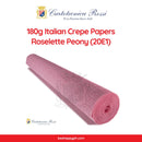 Cartotecnica Rossi Crepe Papers 180g (Purple & Pink Shades) Full Roll Premium Italian Crepe Papers