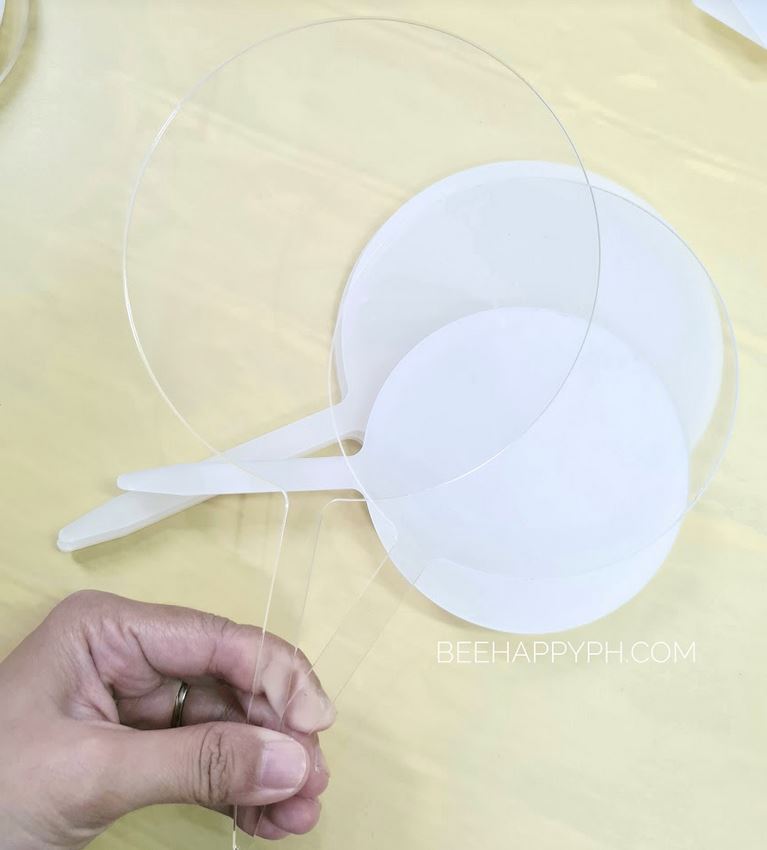 Round Blank Acrylic Cake Topper (For Painting or Vinyl Stickers)