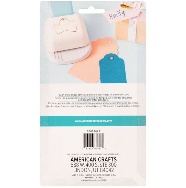 We R Memory Keepers 3-in-1 Rounded Tag Punch
