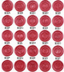 Wax Seal Royalty Monogram (Choose from A - M)
