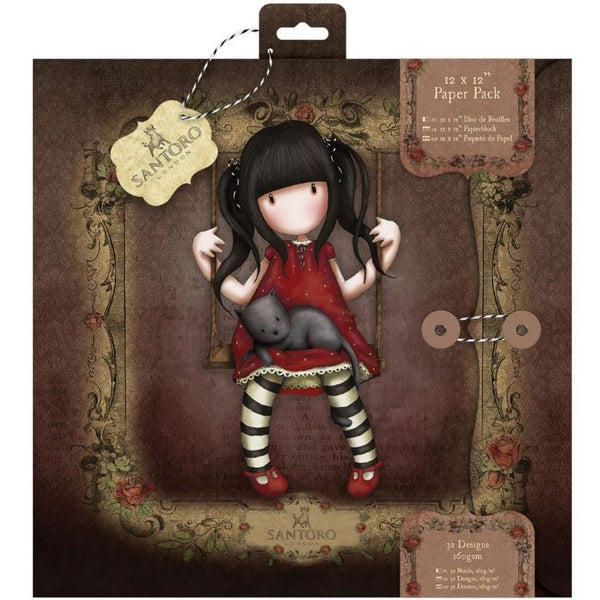 Gorjuss Ruby Santoro's Single-Sided Paper Pack 12