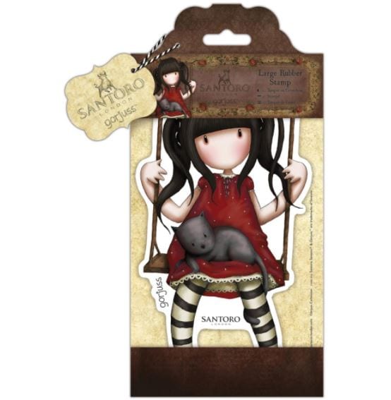 Gorjuss Ruby Santoro Large Rubber Stamps