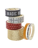 Teresa Collins Rush of Magic Washi Tape Tube 6/Pkg