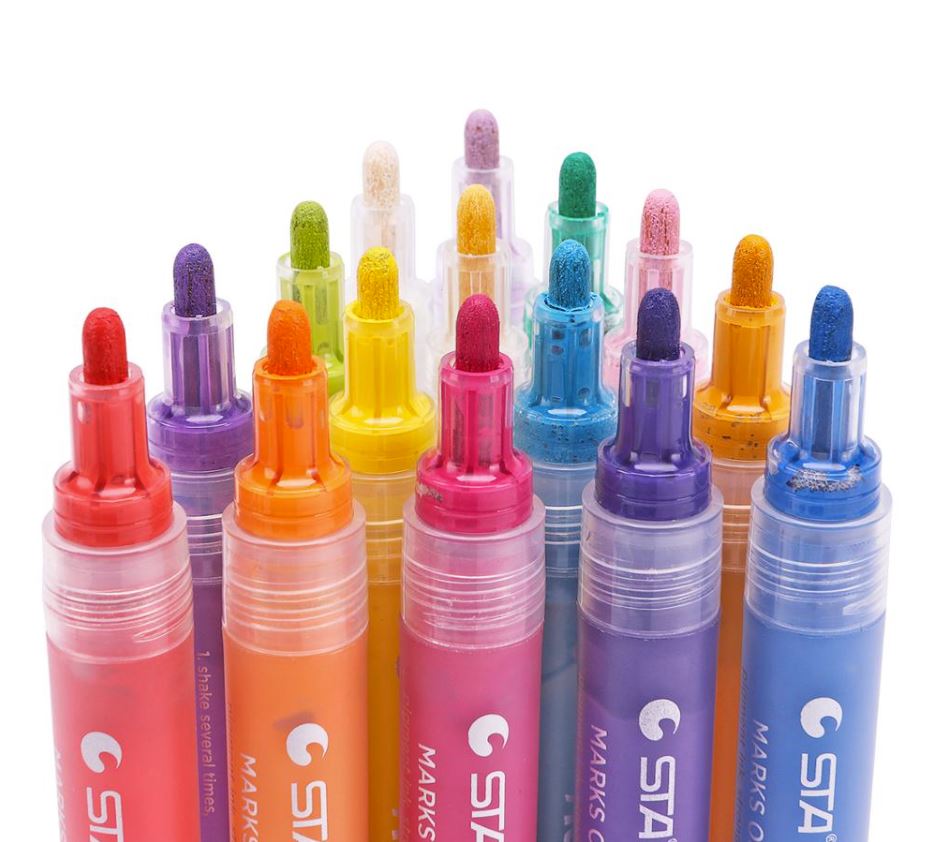 2mm STA Acrylic Paint Markers 12pcs/24pcs