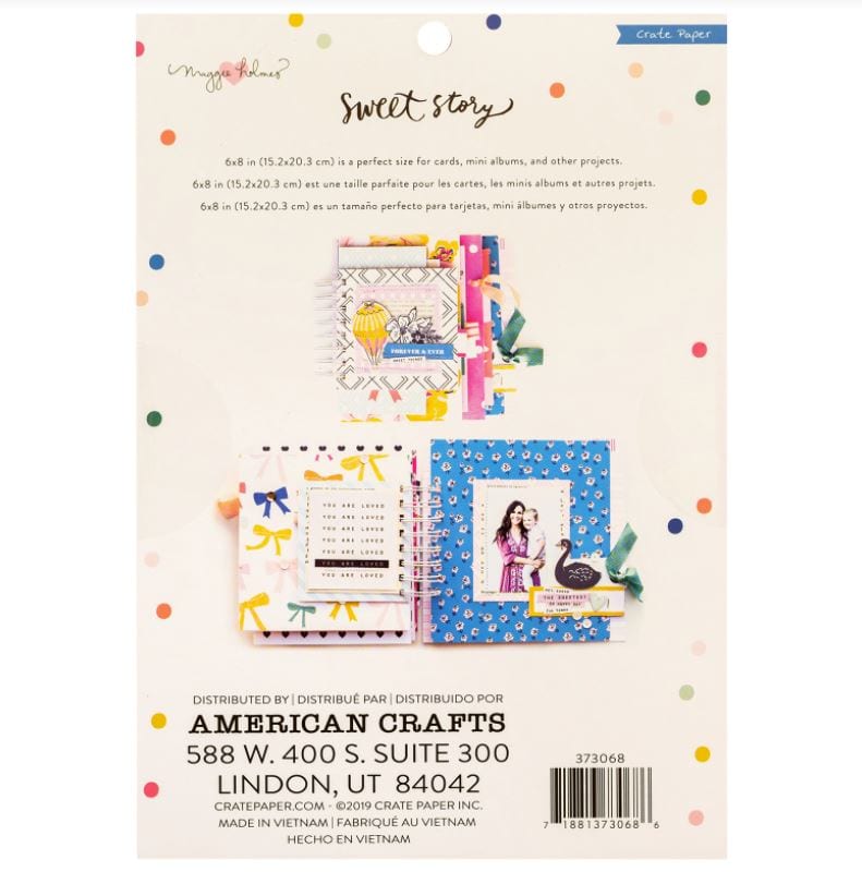 Crate Paper Sweet Story 6" x 8" Paper Pad Maggie Holmes