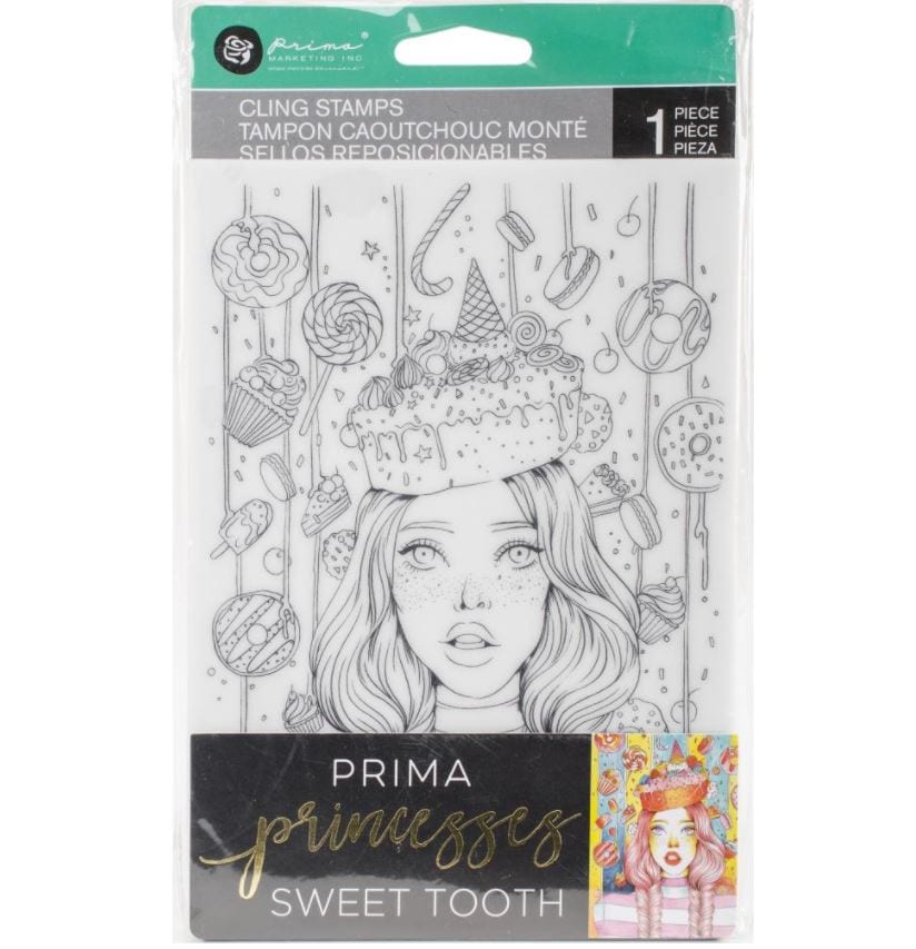 Prima Marketing Sweet Tooth Prima Princesses Cling Stamp 5